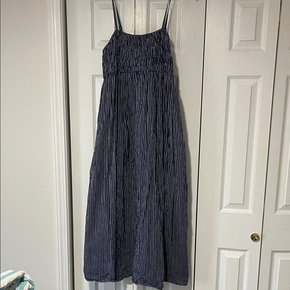 Striped Midi Dress